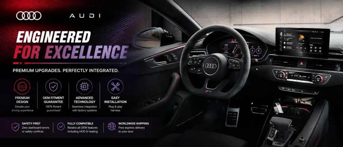 Audi custom steering wheels — engineered for excellence