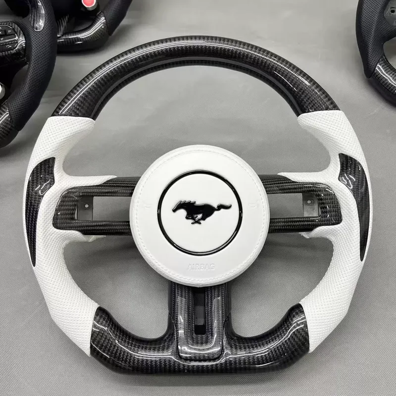 12 O'Clock Ring Ford Steering Wheel Gloss Carbon Ford Mondeo Racing Steering Wheel | YINGGENE Custom Steering Wheels 12 O'Clock Ring Ford Steering Wheel Gloss Carbon Ford Mondeo Racing Steering Wheel