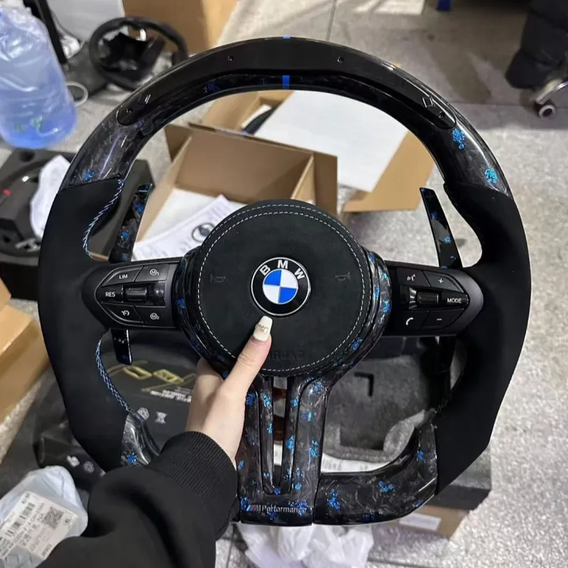 cstomized Forged Carbon Fiber BMW 3 Series M3 F30 F31 F34 F35 Steering Wheel | YINGGENE Custom Steering Wheels cstomized Forged Carbon Fiber BMW 3 Series M3 F30 F31 F34 F35 Steering Wheel