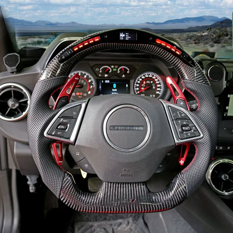 Exclusively for Chevrolet Corvette C7 and Camaro carbon fiber steering wheel modification | YINGGENE Custom Steering Wheels Exclusively for Chevrolet Corvette C7 and Camaro carbon fiber steering wheel modification