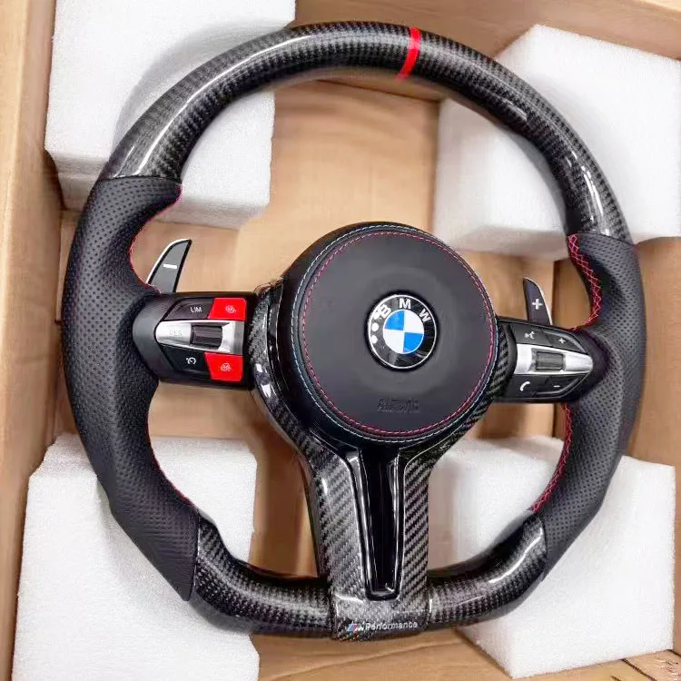 Flat Bottom BMW Steering Wheel M3 M4 M5 M6 E90 F10 F11 BMW M Sport M Performance Steering Wheel | YINGGENE Flat Bottom BMW Steering Wheel M3 M4 M5 M6 E90 F10 F11 BMW M Sport M Performance Steering Wheel โ Custom Steering Wheel