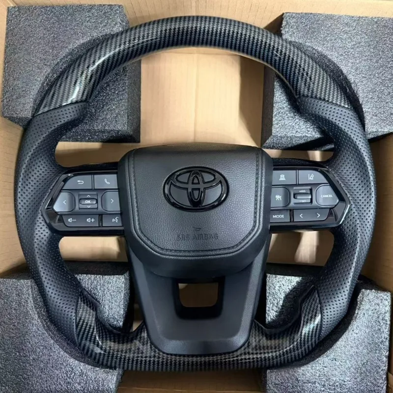 For Toyota Land Cruiser GR Bright Steering Wheel LC300 LC250 LC200 | YINGGENE Custom Steering Wheels For Toyota Land Cruiser GR Bright Steering Wheel LC300 LC250 LC200