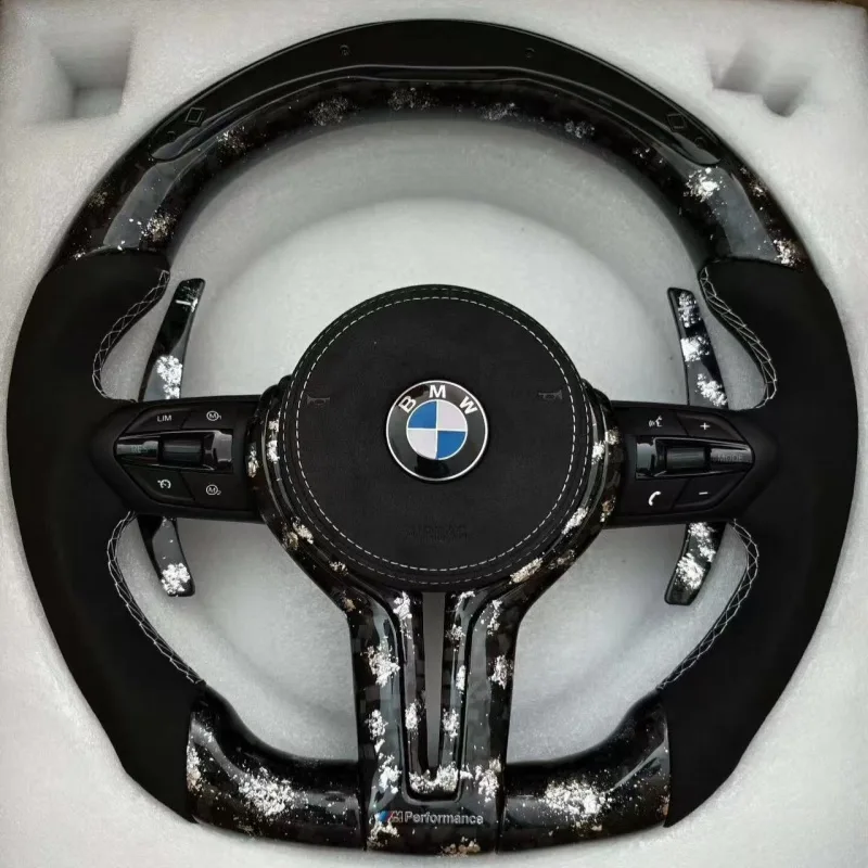 Forged Carbon Fiber BMW M3 M5 E90 F30 F20 F10 3 Series 5 Series Steering Wheel | YINGGENE Forged Carbon Fiber BMW M3 M5 E90 F30 F20 F10 3 Series 5 Series Steering Wheel โ Custom Steering Wheel