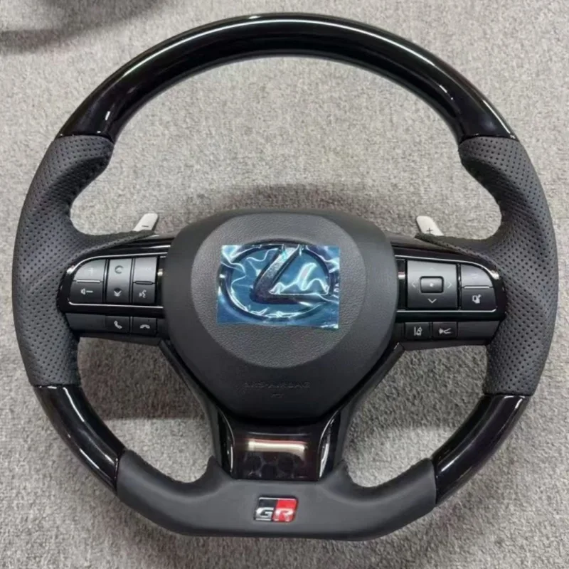 High Quality Lexus LX570 Leather Steering Wheel with Shift Paddles | YINGGENE High Quality Lexus LX570 Leather Steering Wheel with Shift Paddles โ Custom Steering Wheel