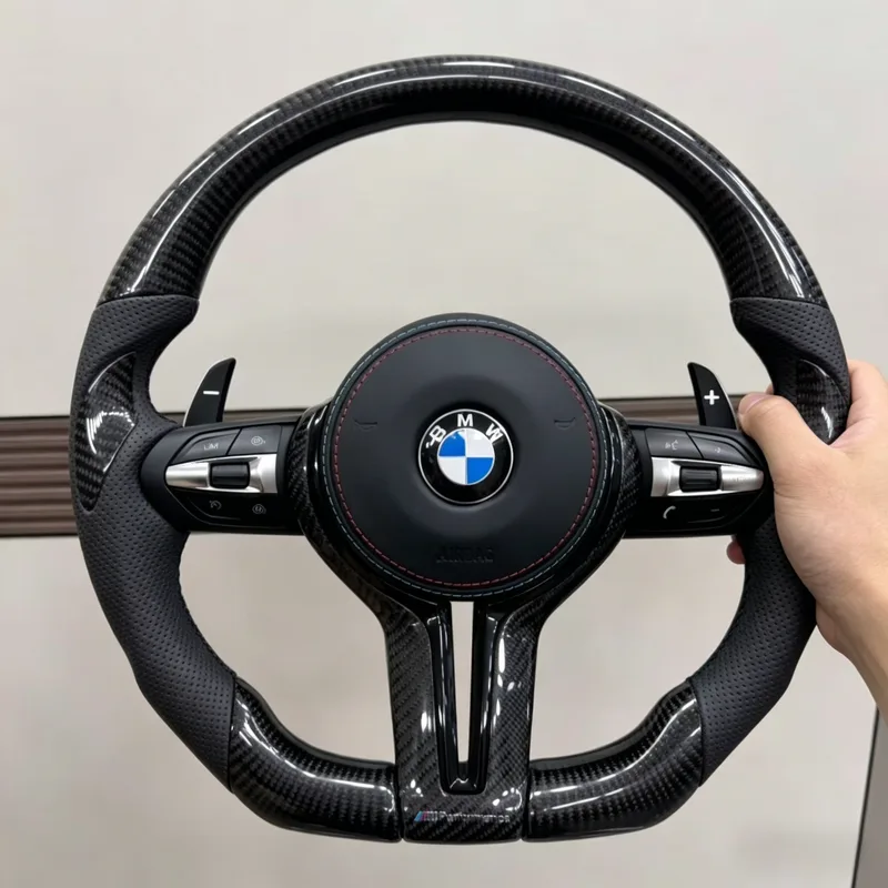 M Performance Two Carbon Fiber E93 E92 E91 E90 E98 E70 E71 3 Series BMW Steering Wheel | YINGGENE Custom Steering Wheels M Performance Two Carbon Fiber E93 E92 E91 E90 E98 E70 E71 3 Series BMW Steering Wheel