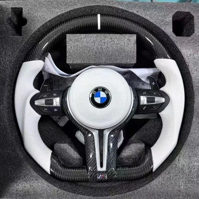 Real carbon fiber BMW E90 E91 E92 E70 E71 E81 E82 E89 E93 steering wheel | YINGGENE Custom Steering Wheels Real carbon fiber BMW E90 E91 E92 E70 E71 E81 E82 E89 E93 steering wheel