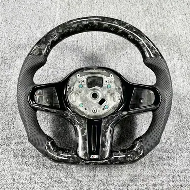 Real carbon fiber BMW steering wheel forged carbon fiber suitable for BMW G12 G06 G05 G11 G22 — Custom Steering Wheel