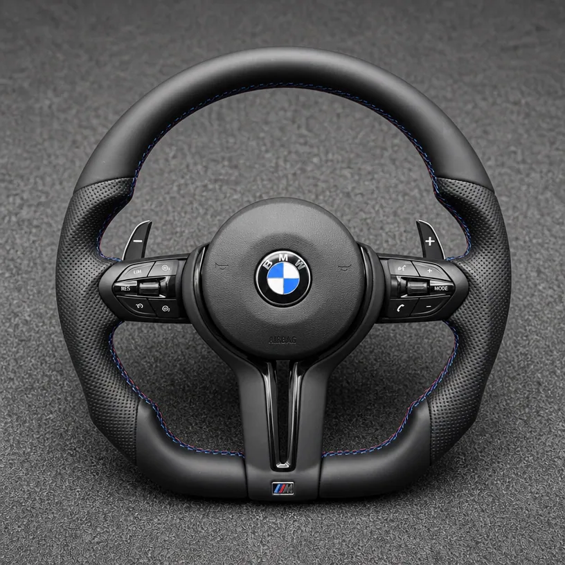 For BMW X5 Series F15 X5M F85 2014 – 2018 Custom Made Nappa Leather Steering Wheel - YINGGENE — Custom Steering Wheel