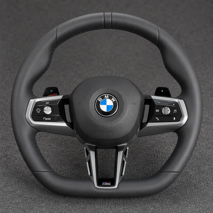 Custom BMW Nappa Genuine Leather Modified Steering Wheel X3 X3M G08 G01 G08M G01M 2012025-YINGGEN — Custom Steering Wheel