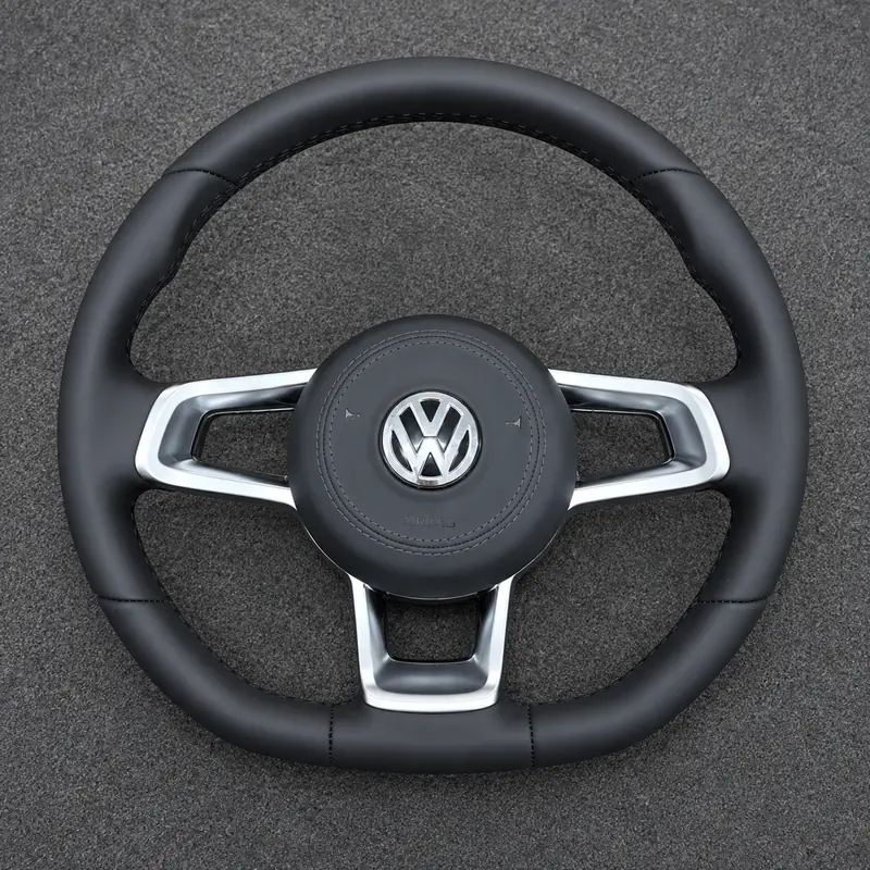 Volkswagen Golf 6 Typ5K PQ35 GTI Golf R 2008-2013 Custom Nappa Leather Steering Wheel - YINGGENE — Custom Steering Wheel